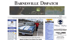 Desktop Screenshot of barnesvilledispatch.com